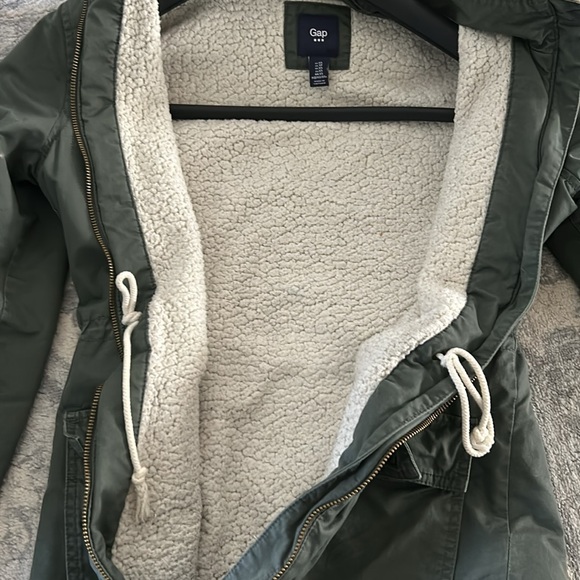 Women’s Gap XS Parka jacket army green - Picture 5 of 5